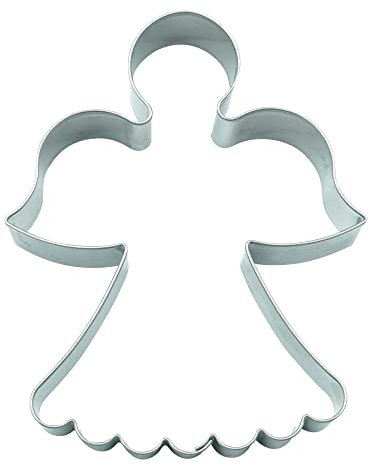 BekkiB - Ausstechform Engel - ca. 10 cm, Ausstecher aus Edelstahl, spülmaschinengeeignet - 2003