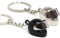 Porte-clés de casque de moto, 2PCS porte-clés destyle locomotive à la mode, Personnalisé Accessoire Cadeau Décoration pour Voitur