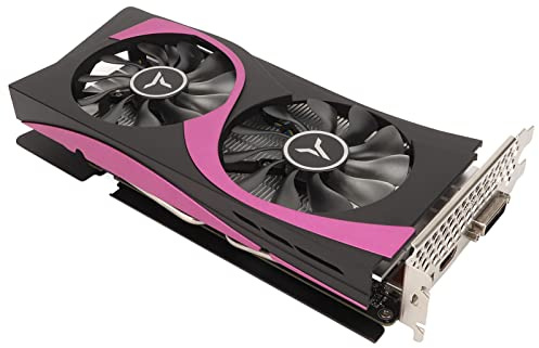 PUSOKEI Gaming-Grafikkarte GTX1660 Super 6G D6 GB, 192 Bit GDDR6, 1530/1785 MHz, Zwei Lüfter, Unterstützt DirectX 12, G Sync, OpenGL 4.6/4K, Kompatibel mit Win 7/8/8.1/10