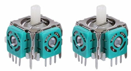 ulafbwur Flimikun - Joystick di ricambio analogico 3D per PS2, PS3, X-Box 360, 2 pezzi