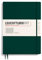 LEUCHTTURM1917 370274 Notizbuch Master Slim (A4+), Hardcover, 123 nummerierte Seiten, Forest Green, kariert