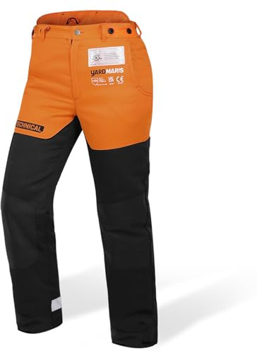 YARDMARIS Technical Chainsaw Pants - Protective Trousers for Arborists Size: S-3XL (30 - 42 Waist)