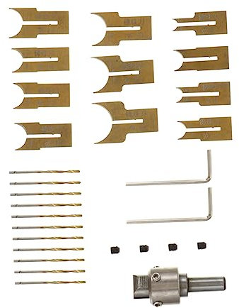 BESTonZON 72 Stk Perlenmesser Armbänder Perlen Halskette Perlen Handwerkliche Werkzeuge Ringbohrer Schmuckwerkzeuge Hartmetallbohrer Armbandperlen Holz Kugelmesser Hochgeschwindigkeitsstahl