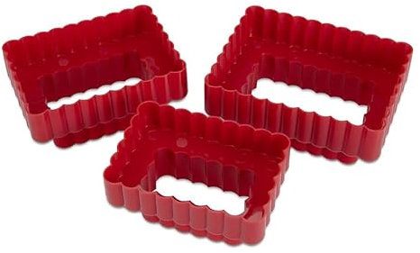 Städter Ausstecher Rechteck Set, 3-teilig (gewellt)