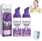 Zahnaufhellung, Violette Zahncreme, Lila Zahnpasta für strahlend weiße Zähne, Effektive Fleckenentfernung durch, Gelbverfärbungen, Strahlendes Lächeln (2 Stück)