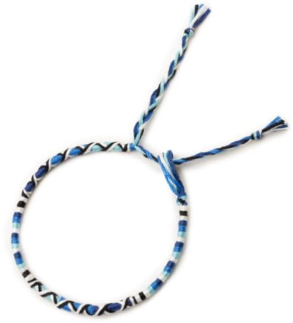Générique Bracelet de cheville en fils de coton tressé fait main, bijou artisanal - Chevillère colorée, chevillère réglable - accessoire de mode, idée cadeau pour toutes occasions (BVC01)