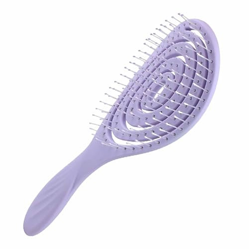 Hedgehog Brush No-Tangle Hairbrush, Anti-Knot and Anti-Breakage Detangling Brush. Smooth and Tangle-Free Styling. Natural Hair Care. Suitable for All Hair Types