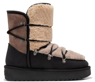 D.Franklin - Bottes Australiennes d'Hiver pour Femme avec Doublure en Fourrure - Nordic Trk
