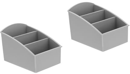 ABOOFAN 2 Pezzi Scatola Di Immagazzinaggio Bustine Di Tè Porta Bustine Di Zucchero Distributore Di Tazze Di Carta Da Banco Multi-Gird Supporto Per Bustine Di Tè Contatore Di Stoccaggio