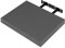 WOLTU Wandboard Wandregal CD DVD Regal Bücherregal Schweberegal Holz Board 30x22.9x3.8cm dunkel grau für Büro, Wohnzimmer, Schlafzimmer, Küche RG9371dgr