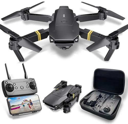 Drone avec caméra 1080P débutant RC Quadcopter, drone pour enfants, FPV Live Video, Altitude Hold, One Key Take Off/Landing, 3D Flip. Cadeaux pour filles/garçons,