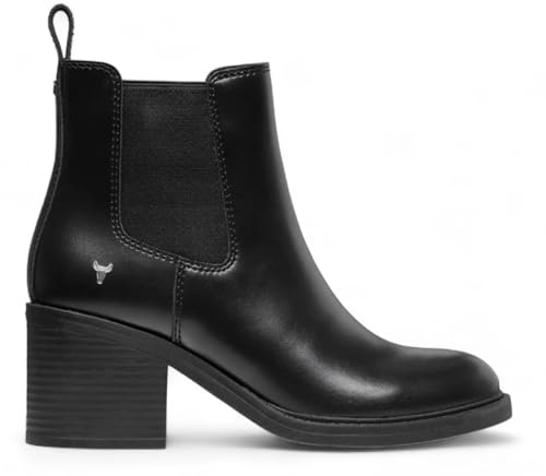 Windsor Smith Womens Classic Leather Platform Ankle Chelsea Boots - Varsity