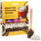 Gnaw Choc Shot Hot Chocolate Gift Set - Luxurious Hot Chocolate Spoons for Any Occasion, Featuring 3 Classic & Moreish Flavours: Milk Chocolate, Caramel & Fudgy Rocky Road