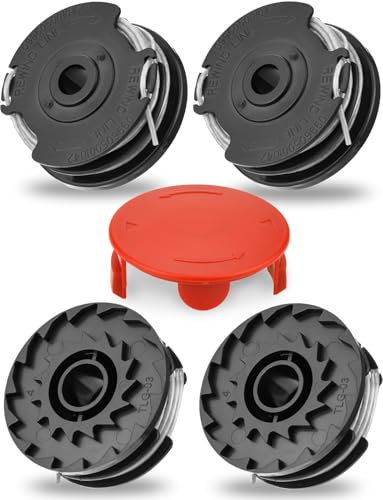 Replacement Strimmer Wire Compatible with Bosch ART 27, Mellbree 4PCS Strimmer Spool Line with Spool Cover Compatible with Bosch ART 27 30 24 30-36 LI
