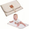 SDXCJY Baby-Wickelunterlage, 1 Stück, tragbare Wickelunterlage, wasserdicht und weich, tragbar, Windel mit magischen Aufklebern, geeignet für Outdoor-Aktivitäten und Tourismus (Beige)