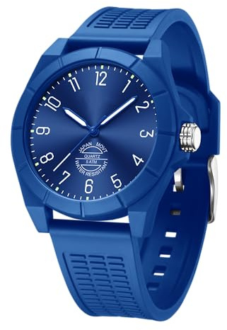 findtime Montre pour femme - Étanche - Bracelet ultra léger et ultra fin avec bracelet souple