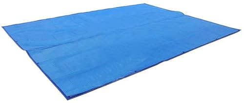 Couverture De Chauffage Solaire For Piscine, Couverture Rectangulaire Avec Œillets, Isolation Thermique À Bulles Bleue, For Piscines Hors-sol, Piscines À Cadre Et Piscines Gonflables.(1m x 2m(3ftx6ft)