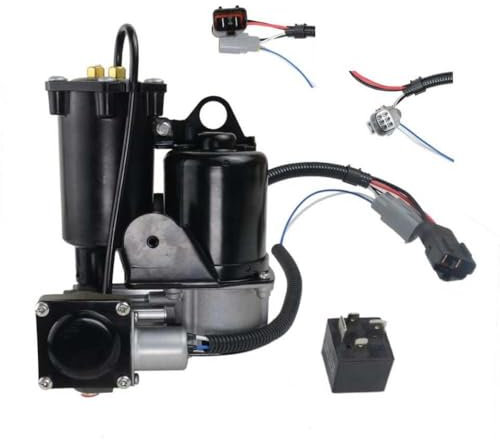 JGHFReW Air Compressor Pump And Relay Compatible With Sport Discovery 3 4 LR3 LR4 Replacement For LR023964 LR045251