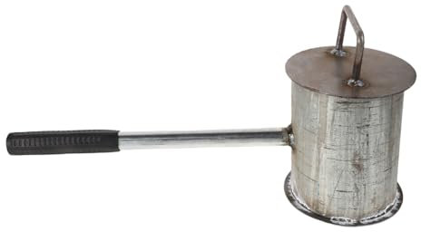 JECOMPRIS Kohlefässer Feuerlöscher Feuerlöschgerät BBQ Feuertopf Feuerstelle Sicherheitstopf Holzkohlelöschtopf Feuerstelle Ascheeimer Topf Für Feuer Urne Für BBQ Schwarzer