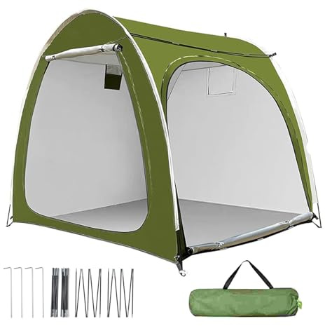 Abri à Vélo,Abri Motocyclette Résistant au Vent - Tente de Stockage pour Vélo Résistant aux Intempéries à Double Entrée pour Jardin, Pelouse, Camping et Arrière-Cour