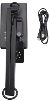 Ehwisbe 4K USB Document Camera 16MP Webcam Visualiser Image Invert Foldable for Live Demo Web Conferencing