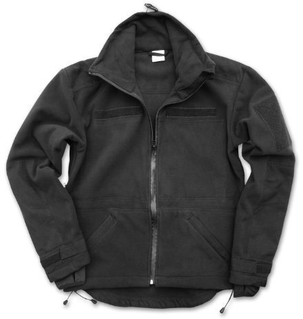 Wind Proof Giacca in Pile Nero