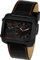JACQUES LEMANS Herrenuhr Madrid Lederarmband massiv Edelstahl ip-black 1-1708E