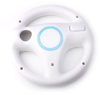 HP Manette Volant de Course pour Wii/Wii U - Blanc