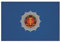U24 Aufnäher DDR Volkspolizei Emblem blau Fahne Flagge Aufbügler Patch 9 x 6 cm