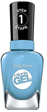 Sally Hansen Miracle Gel 679 – Nail Polishes (Women, digi-teal, Bottle, Butyl Acetate, Ethyl Acetate, nitrocelluloses, Acetyl tributyl Citrate, Isopropyl Alcohol, tosylamide)