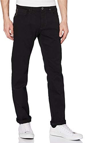 camel active Herren Regular Fit 5-Pocket Jeans Forever Black Schwarz, menswear-44/34