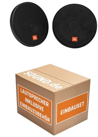 JBL STAGE2 624 | 2-Wege | 16,5cm Koax Lautsprecher - Einbauset passend für Skoda Octavia 1 1U Front - justSOUND