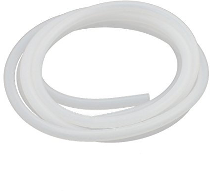 sourcing map 2mm x 4mm Haute Température Résistant Flexible Silicone Tube Tuyau Tube 1M Longueur