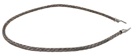 600mm Tin Copper Braid Automotive Battery Earth Strap, 8mm Ring Hole Ideal for Earthing Master, Cut Off Switches, Durable and Reliable Ground Cable Split Charge Systems for Cable Trays