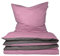 Schiesser Feinbiber Wendebettwäsche Doubleface, 100% Baumwolle, Farbe:Rosa, Größe:155 cm x 220 cm