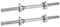 TekBox Komodo Spinlock Dumbbell 14 Inch Bar Set - 36cm Bars for 1 Inch Standard Plates Free Weights Weight Lifting Spin Lock Dumbells (16 Inch)