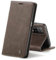 Chocoyi Schutzhülle aus Leder für Xiaomi MI 10T/10T Pro 5G, Schutzhülle aus PU-Leder, Brieftasche, Magnetverschluss, Kartenschlitze, Standfunktion, Kaffeebraun