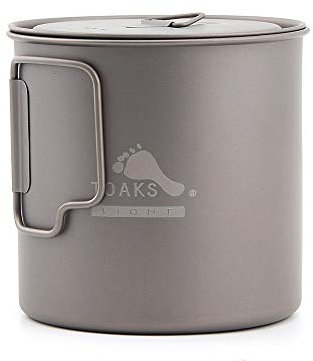 TOAKS Tasse/Pot de Camping Portable Ultraléger en Titane