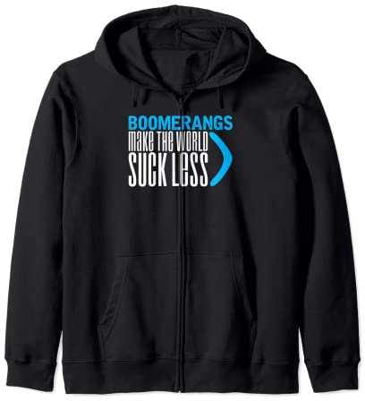 Wurfsport Boomerang Witz Spruch Bumerange Bumerang Kapuzenjacke