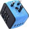 JMFONE Reiseadapter Weltweit, Steckdosenadapter mit 4 USB Ports AC Reise, Universal Reisestecker Travel Adapter für Europa USA UK Japan Mexiko 160 Ländern International Weltstecker
