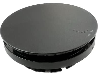 Zehnder Zuluftventil LUNA S125 BLACK 705613135 Anemostat Zuluft Tellerventil Shwarz ComfoValve Optimale Belüftung Lüftungsgitter