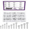 Swpeet 300 unidades M4/M5/M6 x 10 mm/14 mm/20 mm/25 mm. Remaches de cabeza de soldadura de aluminio macizo, remaches de aluminio, extremo liso, cabeza universal, alta resistencia a la corrosión para