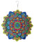 12 Zoll Mandala Wind Spinner Hängende 3D Edelstahl Gartendekoration Metall Spinnerei Ornamente für Indoor Outdoor