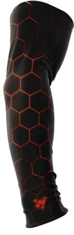 Virtus.pro Gaming-Armstulpen für Männer und Frauen, für PC-Gamer für E-Sport, schnittfest, UV-Schutz, SportsTrail, kühlende Sporthülle, Tattoo-Cover Up (L), Schwarz , L