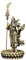 Luxylei Chinois Feng Shui Guan YU Statue Guan Gong Armée Générale Statue Figurines Vintage Décor Maison Bureau Décoration Décor Bons Cadeaux Chanceux