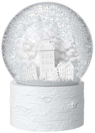 Heaven Sends Schneekugel, Weihnachtsdekoration, Motiv: Wei�e Stadt