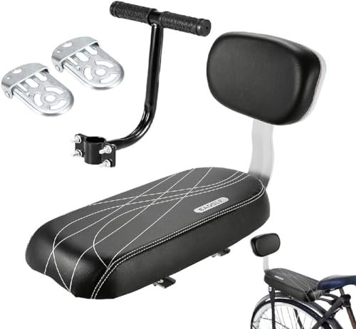 MERAXI Coussin Porte Bagage Velo, Coussin de Siège Arrière de Vélo, Siege Velo Universel pour siège d'enfant avec Porte-bébé,Dossier en éponge Douce,Confortable pour Les Enfants Ou Les Adulte