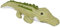 Relaxdays Türstopper Krokodil, Stoff mit Sandfüllung, Türpuffer Boden, Deko Türsack Kinder, HBT: 8 x 45 x 16 cm, grün
