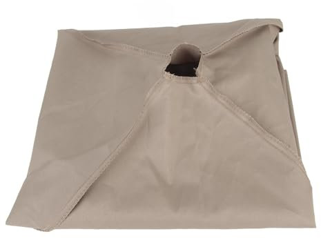 Toile de Parasol Carrée 3 X 3 M, Dessus de Rechange pour Parasol, Tissu Double Couche pour Parasol de Table D'extérieur, Tissu de Rechange pour Parasol de Jardin, Cour, Piscine, Parasols en Porte-à-fa