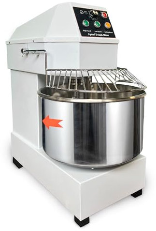 CVS Commercial Dough Mixer Machine 30L - 2200W Dough Mixer for Making with Bowl - Commercial Planetary Mixer Stand With 2 Speeds & Double Rotation